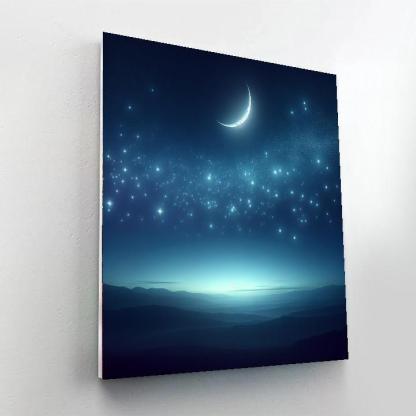 Enchanting Nightscape Number Painting