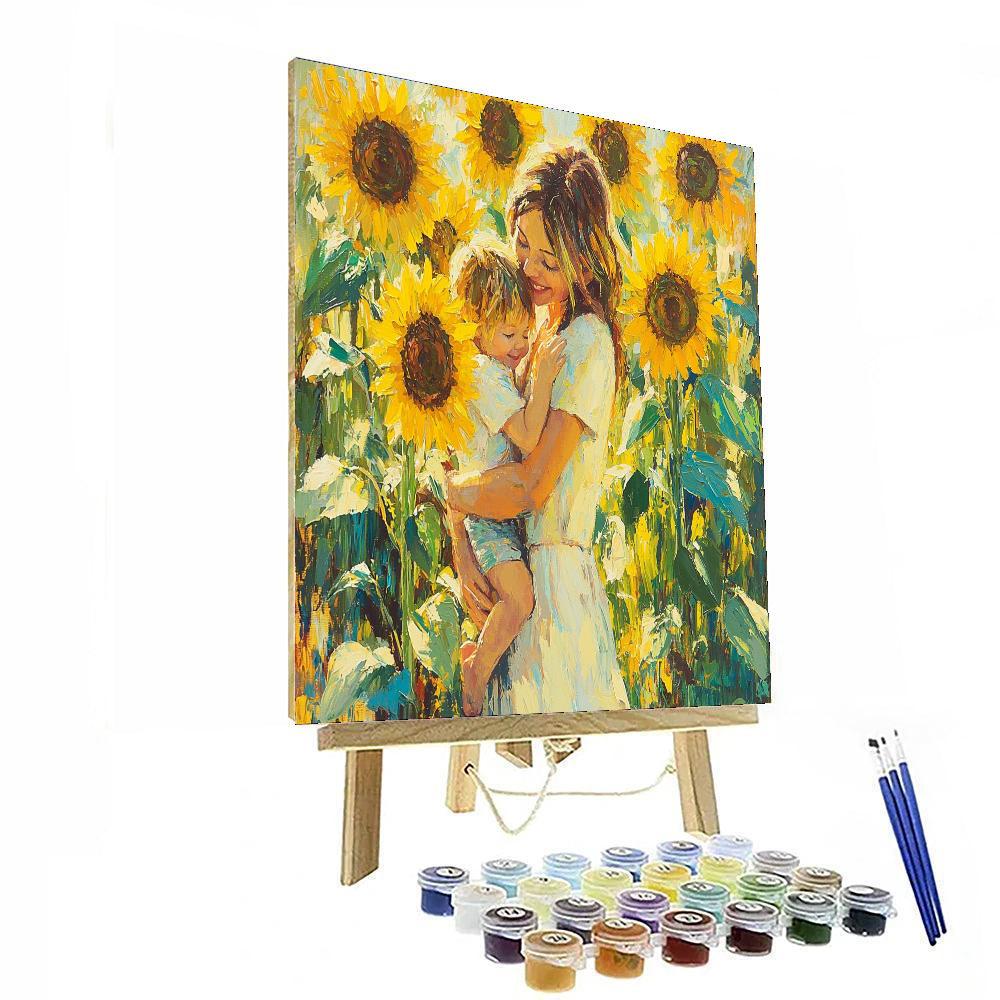 Embrace Of Joy Number Painting
