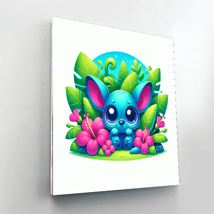 Stitch Escape DIY Paint By Numbers