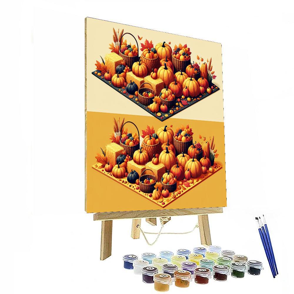 Harvest Fest Painting Number Kit