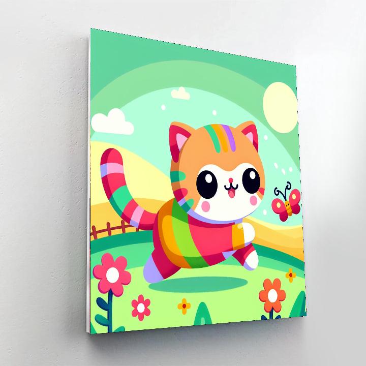 Curious Cat Caper Paint By Number