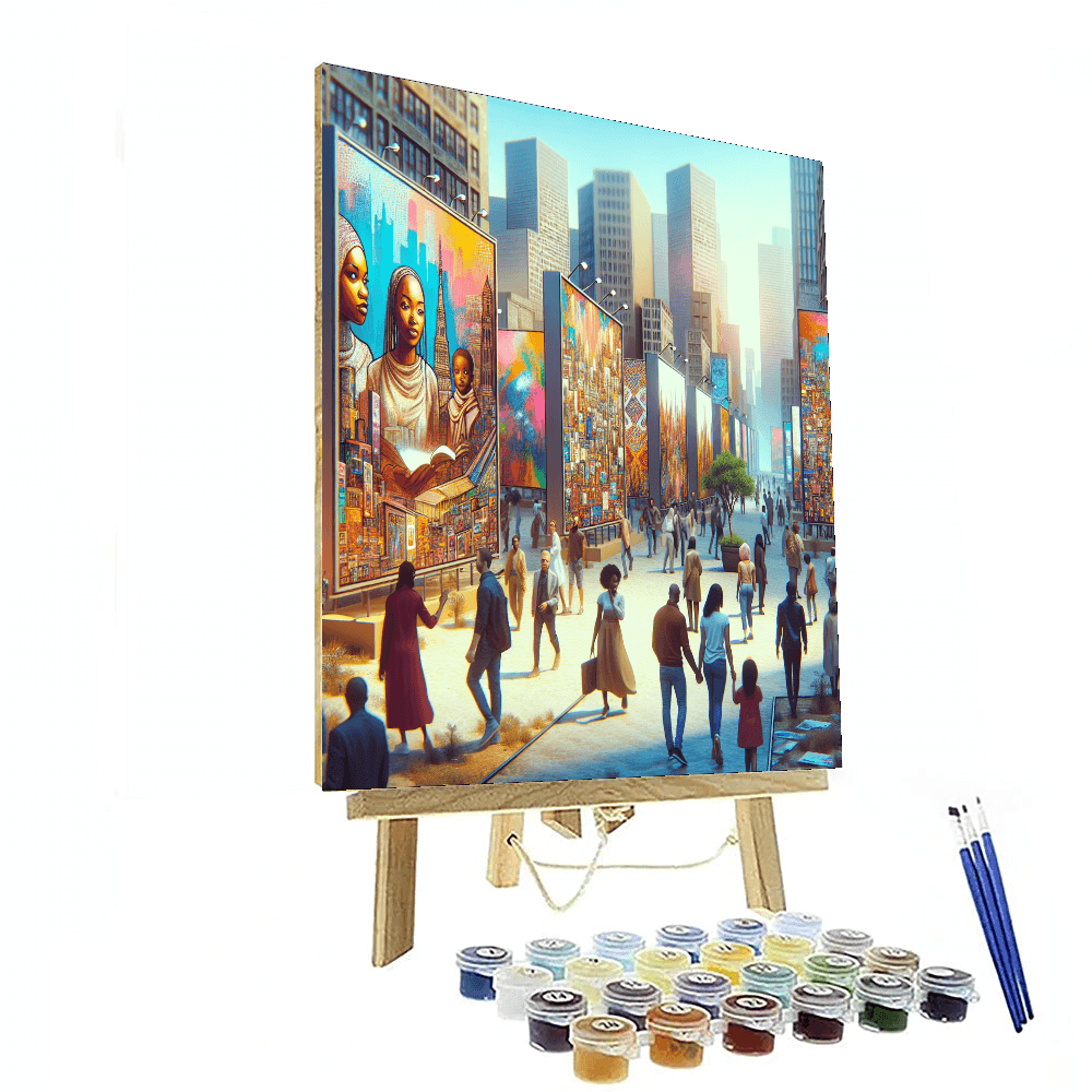 Dakar Biennale - Senegal Number Painting