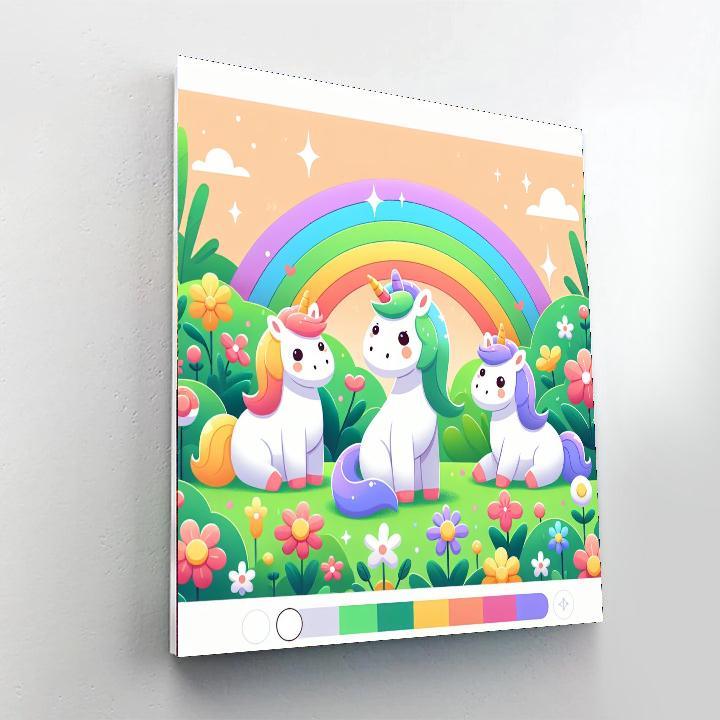 Mystic Unicorn Sanctuary Paint By Numbers Kits