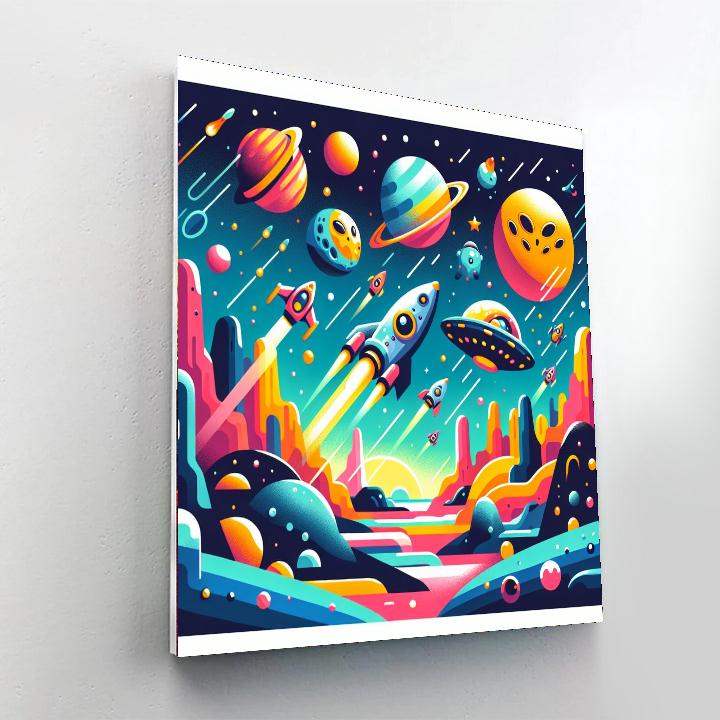 Galaxy Quest Exploration Paint By Number