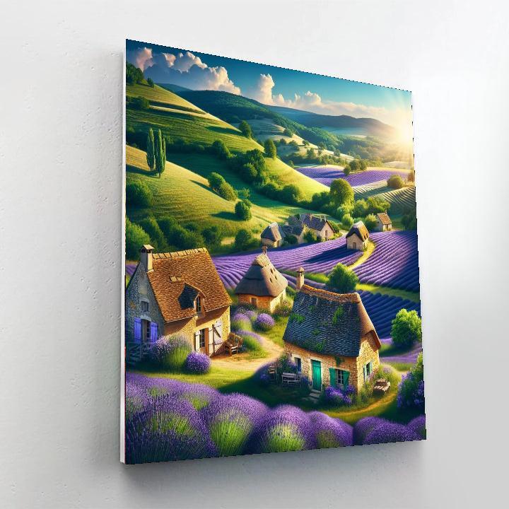 Dreamy French Countryside Painting By Numbers Kit