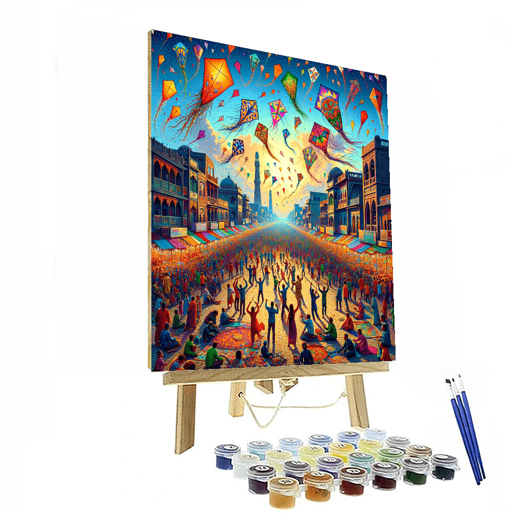 International Kite Festival - Ahmedabad, India Paint By Number