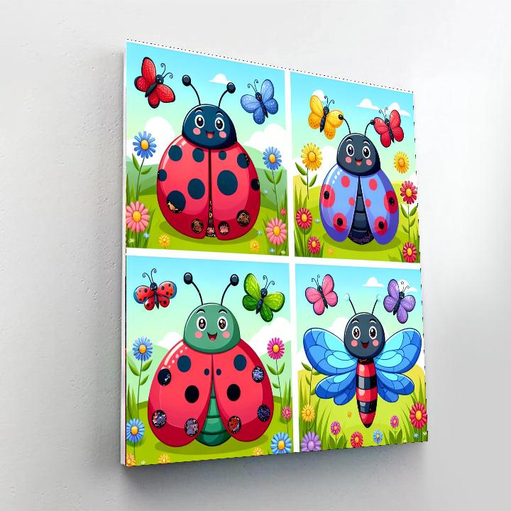 Garden Bug Bonanza Numbered Painting Kits