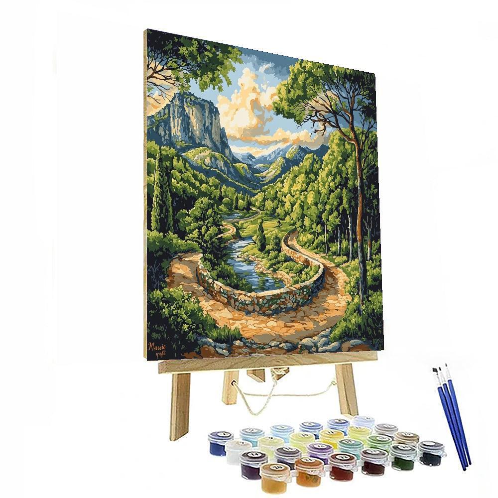 Michelangelo Inspired Timeless Cycle  Paint By Numbers