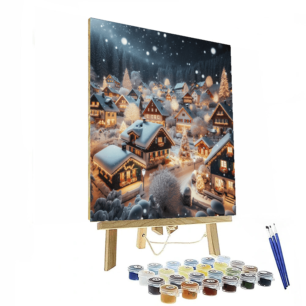 Winter's Night - DIY Painting By Numbers Kit