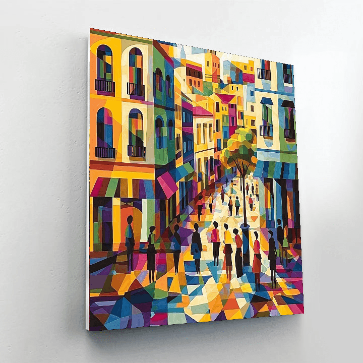 Pablo Picasso Inspired Picasso's Urban Symphony  Paint By Numbers Art
