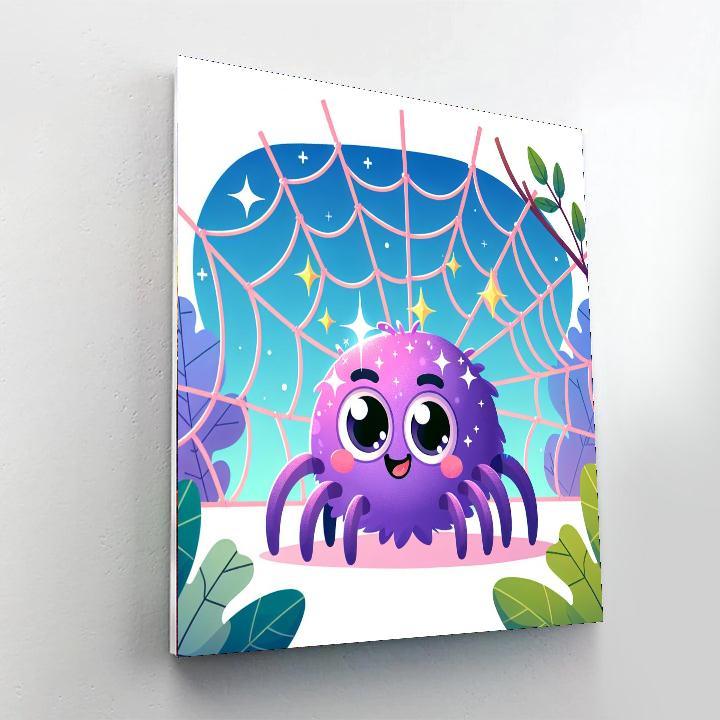 Sparkly Spider Painting By Numbers Kit