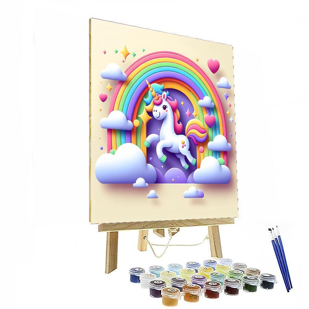 Adventures With Unicorns Painting Number Kit