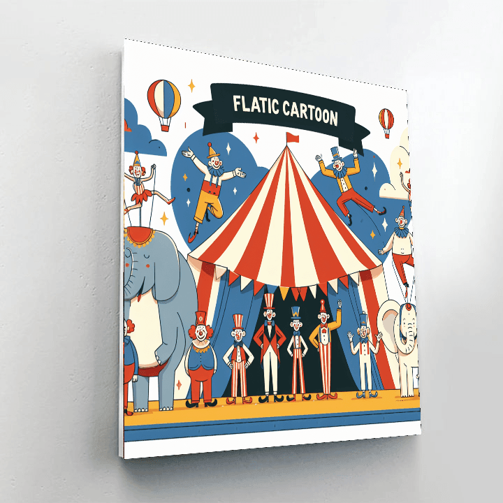 Charming Circus Extravaganza Paint By Color