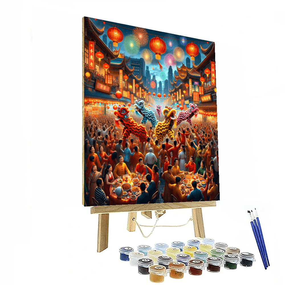 Chinese New Year Festival - China Paint By Numbers Art