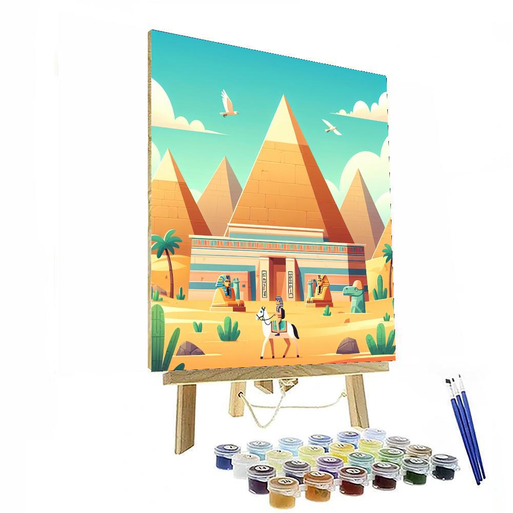 Mysterious Egyptian Adventure Numbered Painting Kits
