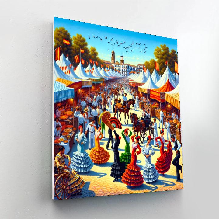 Seville Fair - Seville Paint By Numbers Art