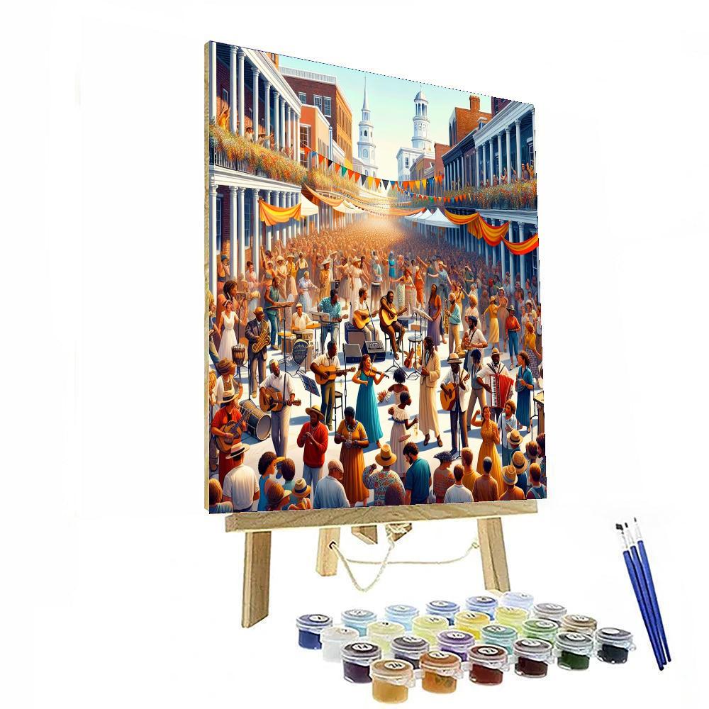 Spoleto Festival Usa - Usa Painting Number Kit
