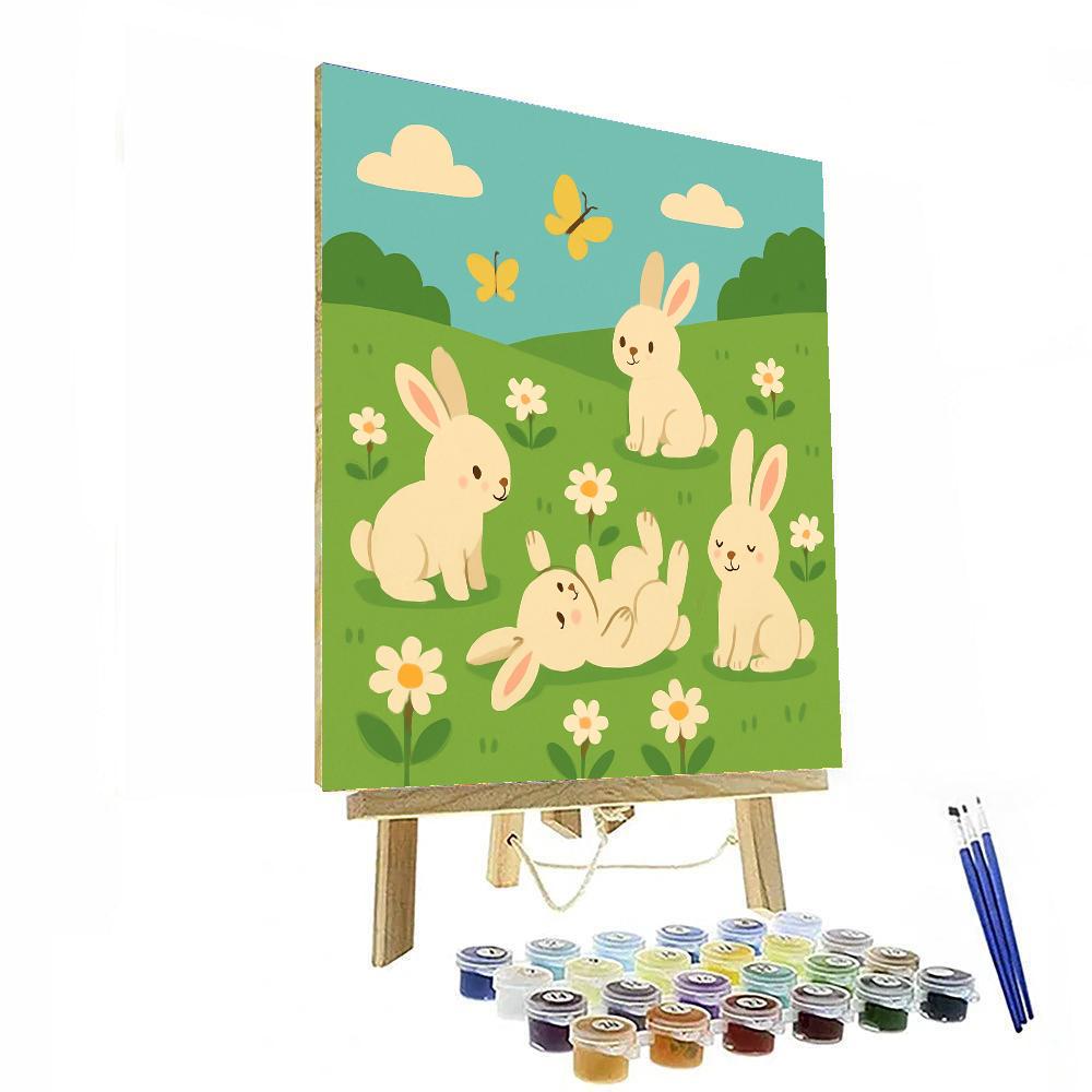 Bunny Meadow Numbered Painting Kits