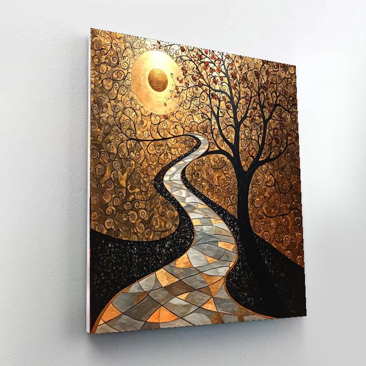 Gustav Klimt Inspired Nature's Echo  Paint By Numbers Kits