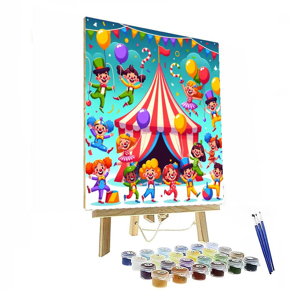 Silly Circus Friends Numbered Painting Kits