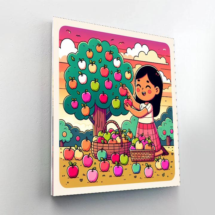 Enchanted Orchard Adventure Paint By Numbers Art