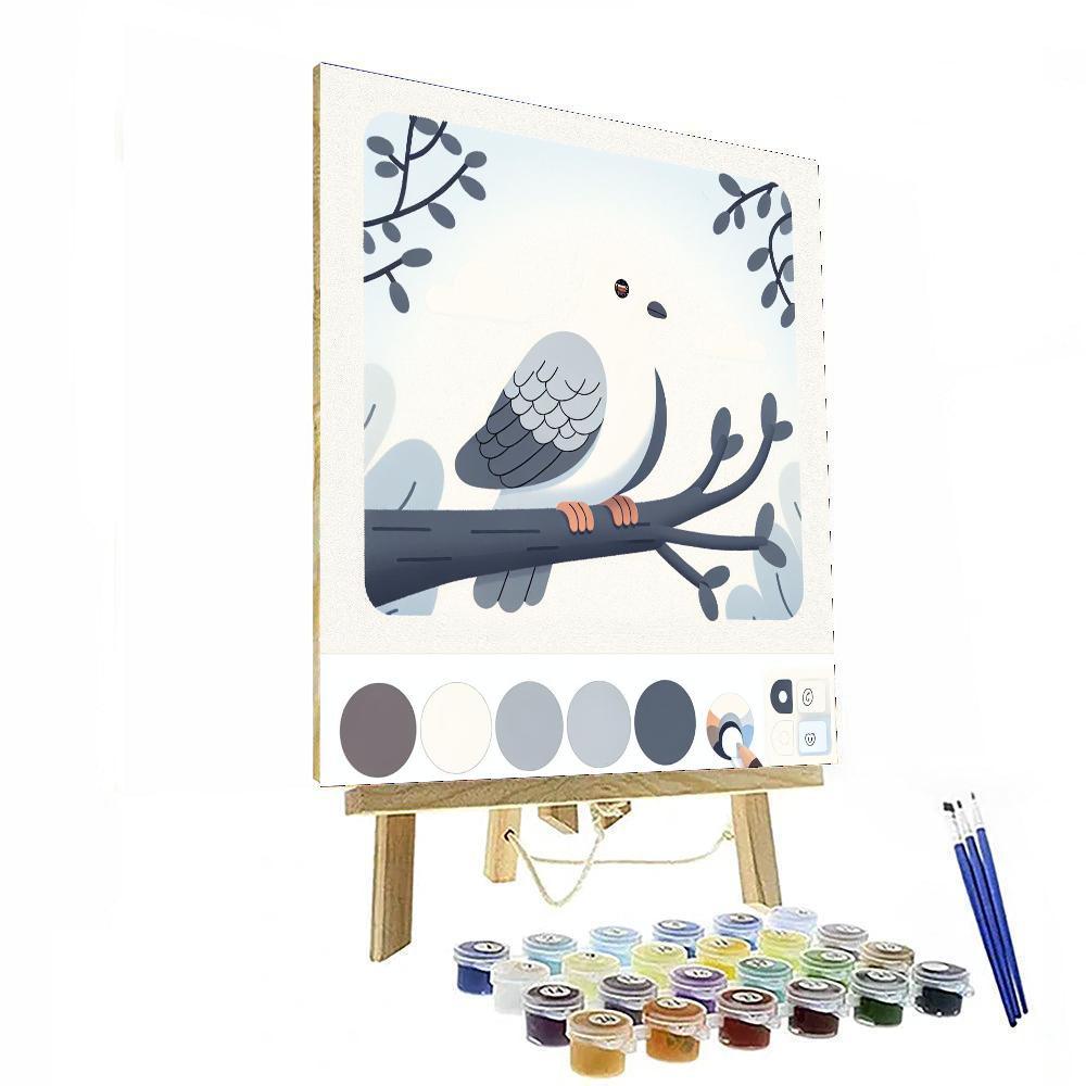 Diligent Dove Paint By Numbers Kits