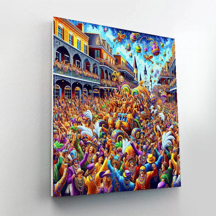 Mardi Gras - New Orleans - Usa Numbered Painting Kits