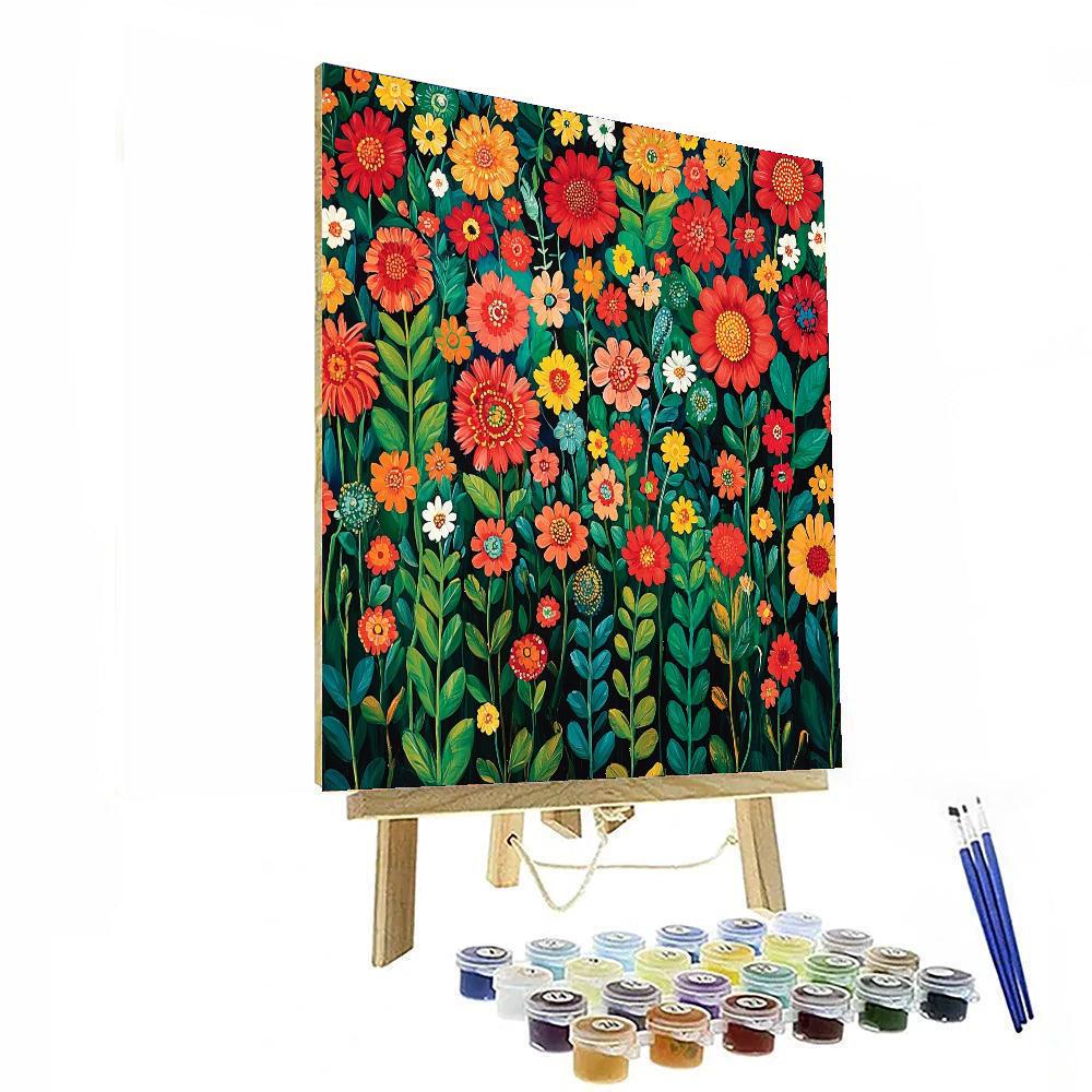 Frida Kahlo Inspired Fragrance Of Color  Numbered Painting Kits
