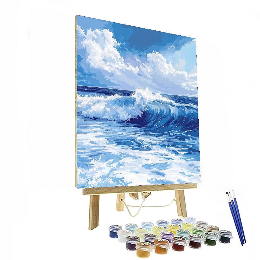 Edgar Degas Inspired Calm Among Waves  Painting Number Kit