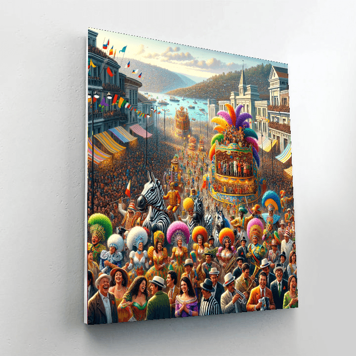 Valparaíso Carnival - Chile Numbered Painting Kits