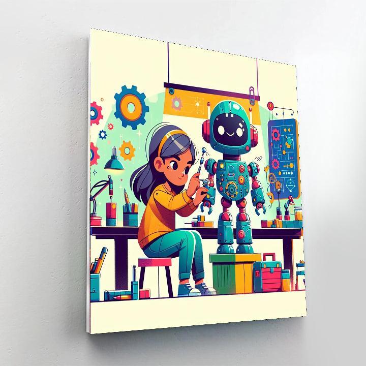 Robot Creator Lab Paint By Numbers Kits