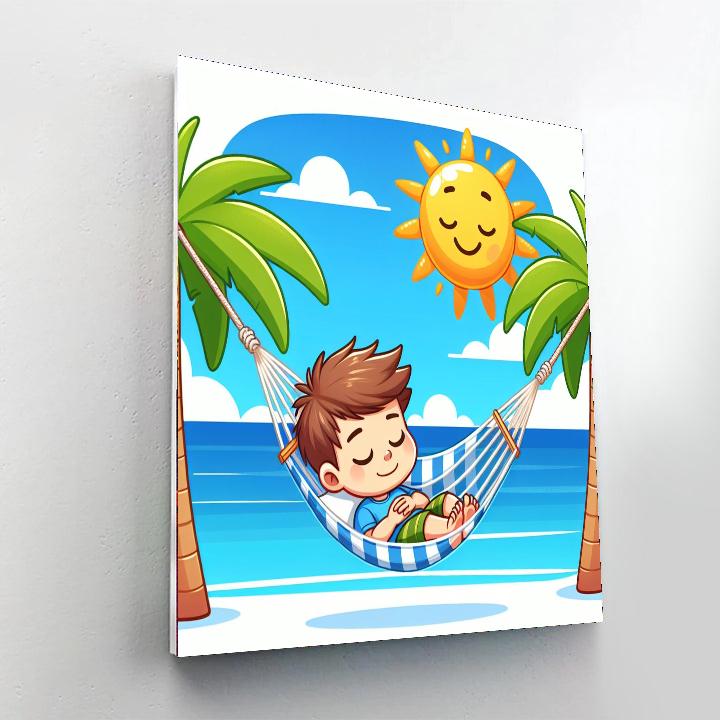 Tropical Paradise Journey Paint By Numbers Art