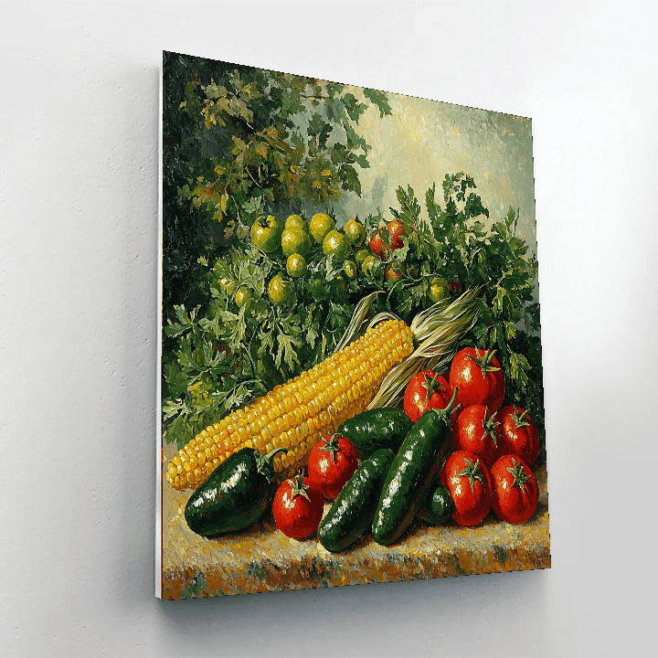 Paul Cézanne Inspired Summer Bounty  Paint By Numbers Art