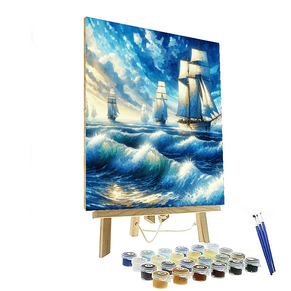 Nautical Adventure Painting By Numbers Kit