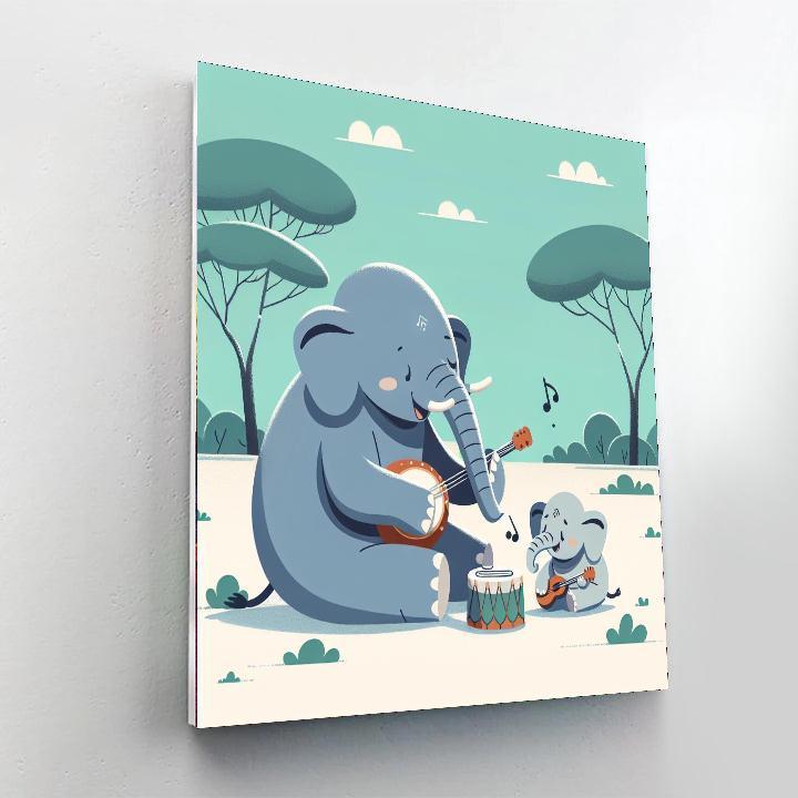 Gentle Giants' Serenade Paint By Number