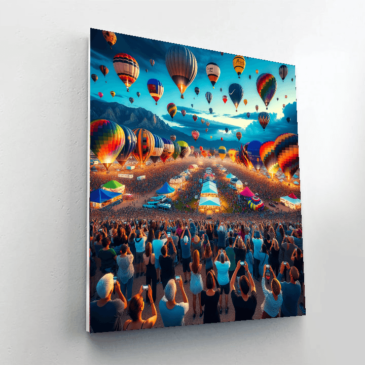 International Balloon Fiesta - Usa Paint By Numbers Art