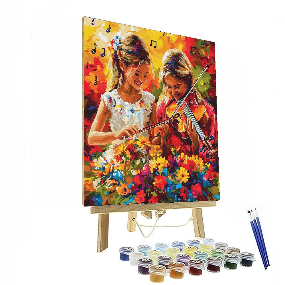 Moms And Daughters In Harmony DIY Paint By Numbers