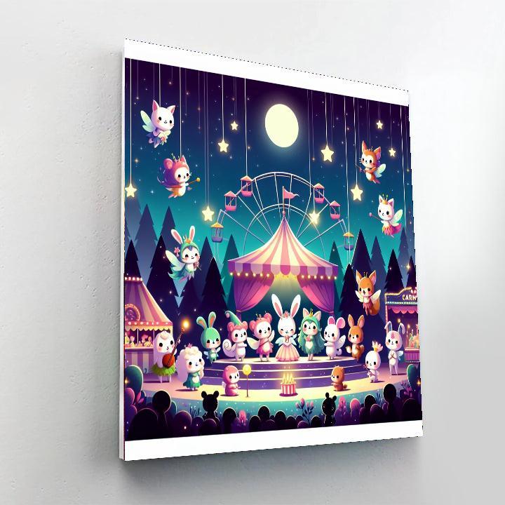 Enchanted Creature Carnival Numbered Painting Kits