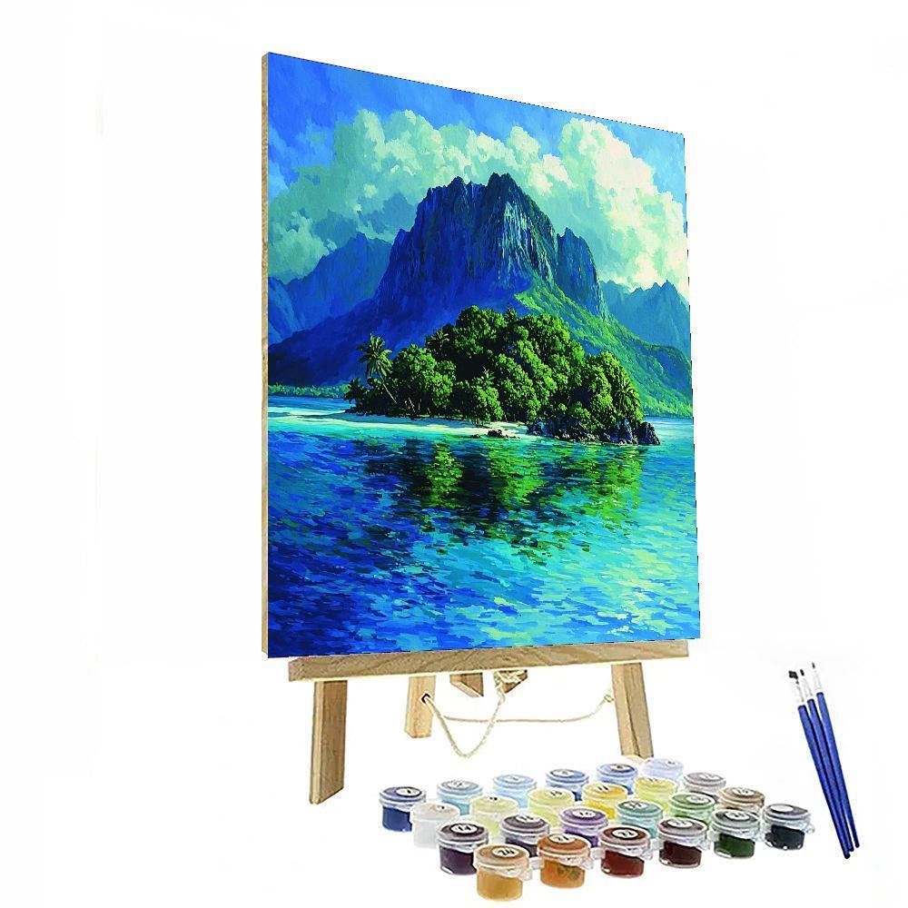 Paul Gauguin Inspired Mystic Island Dreamscape  Paint By Numbers Kits