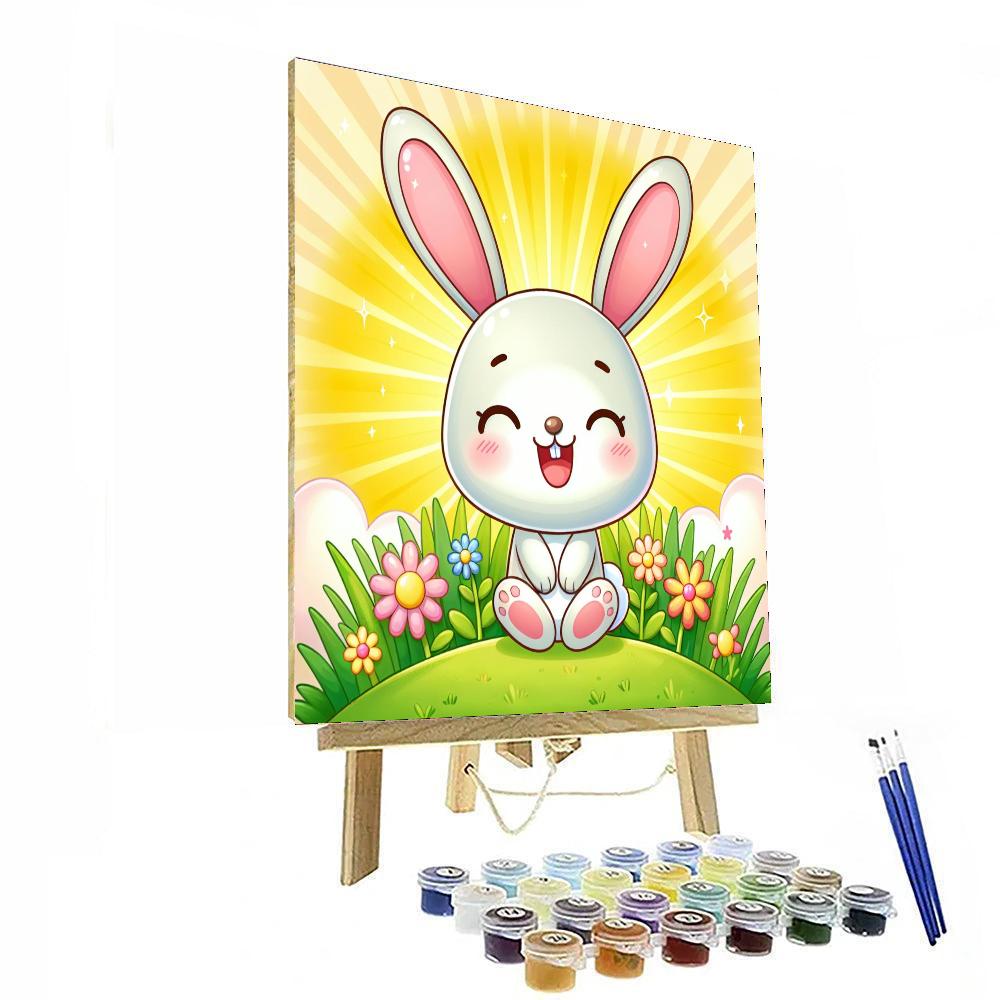 Cute Bunny Numbered Painting Kits