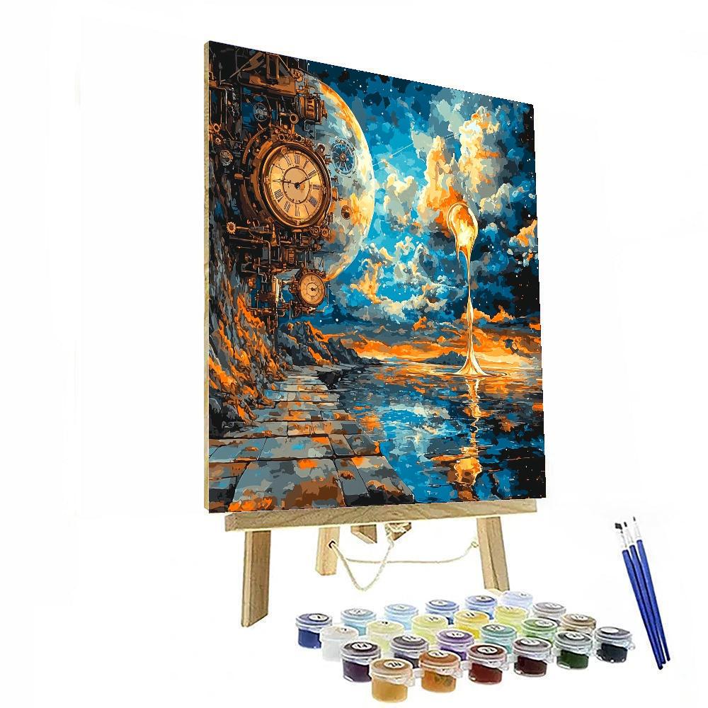 Salvador Dalí Inspired Whimsical Steampunk Universe  Paint By Number