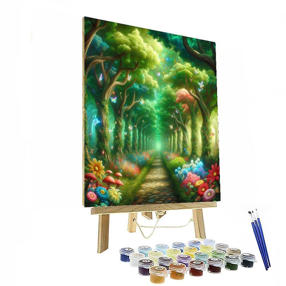 Fairy Tale Adventure Pathway Paint By Numbers Art