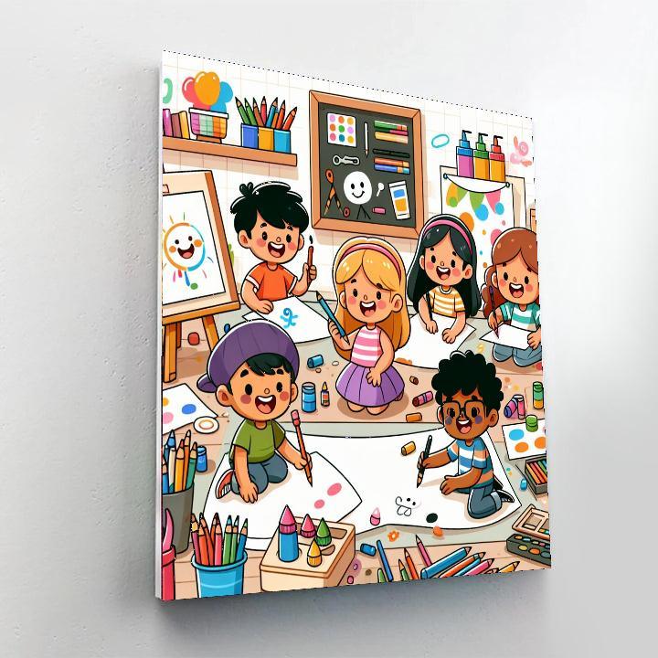 Doodle Workshop Fun Numbered Painting Kits