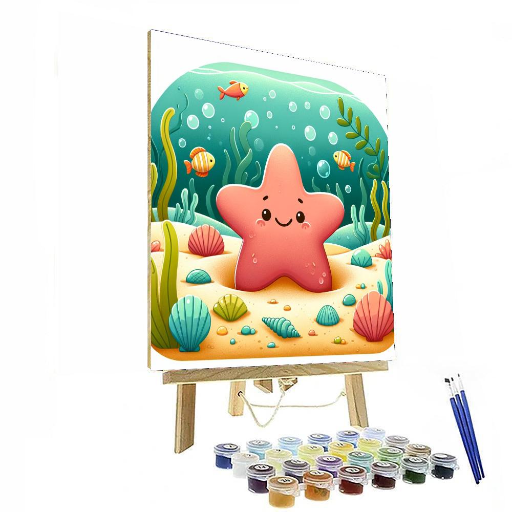 Friendly Starfish Paint By Numbers Kits