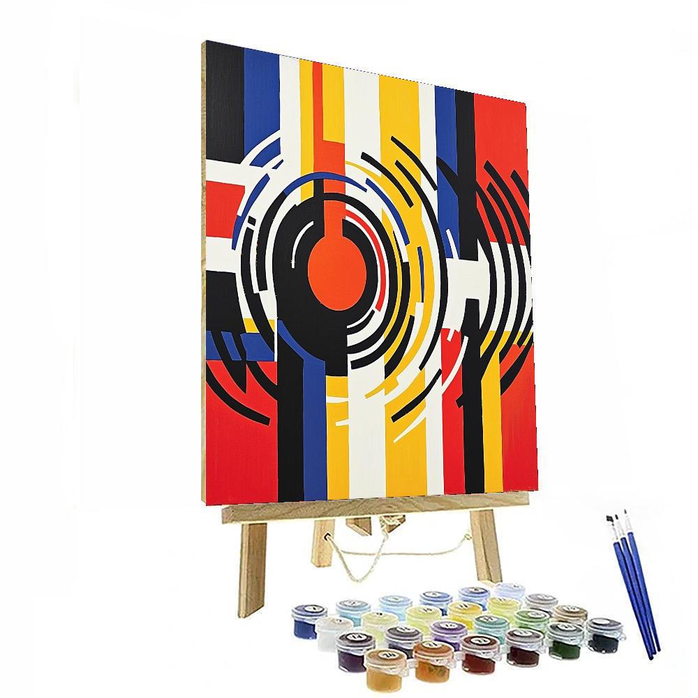 Banksy Inspired Cacophony Of Silence  Number Painting