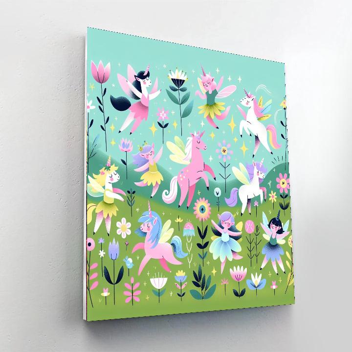 Enchanted Meadow Dance Painting By Numbers Kit