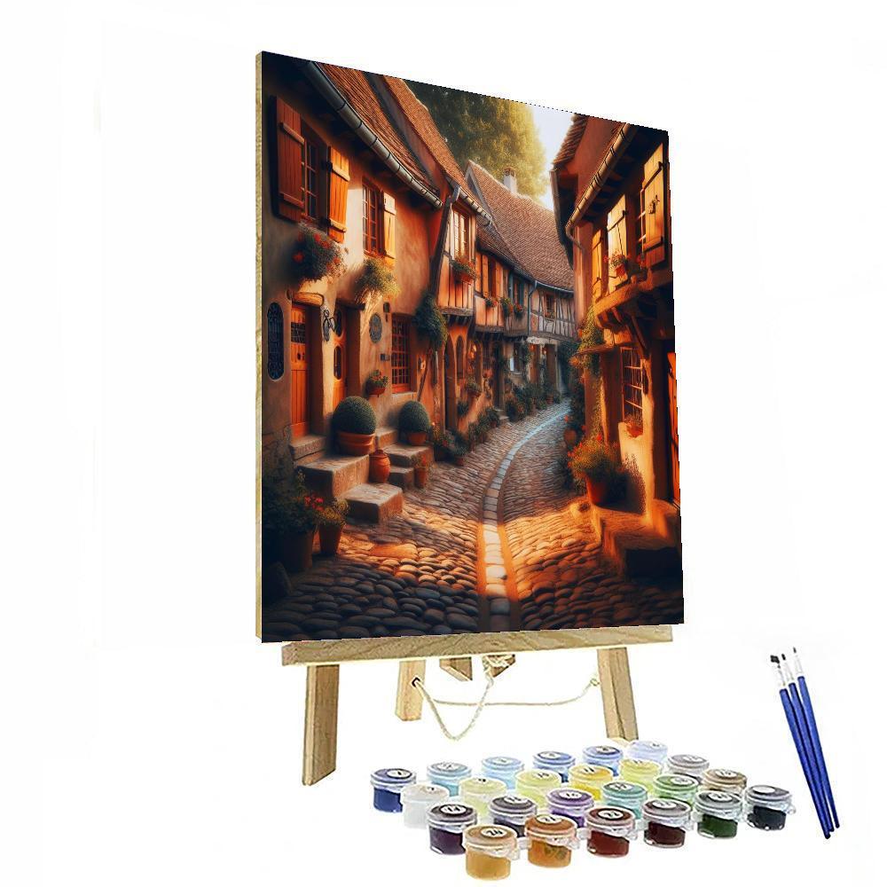 Historic Village Charm DIY Paint By Numbers