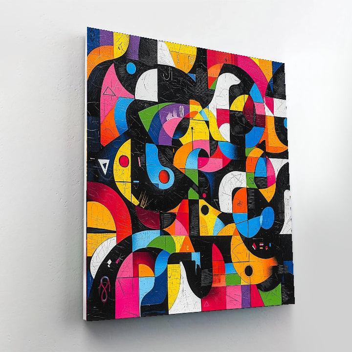 Banksy Inspired Boundless Thoughts  Paint By Color