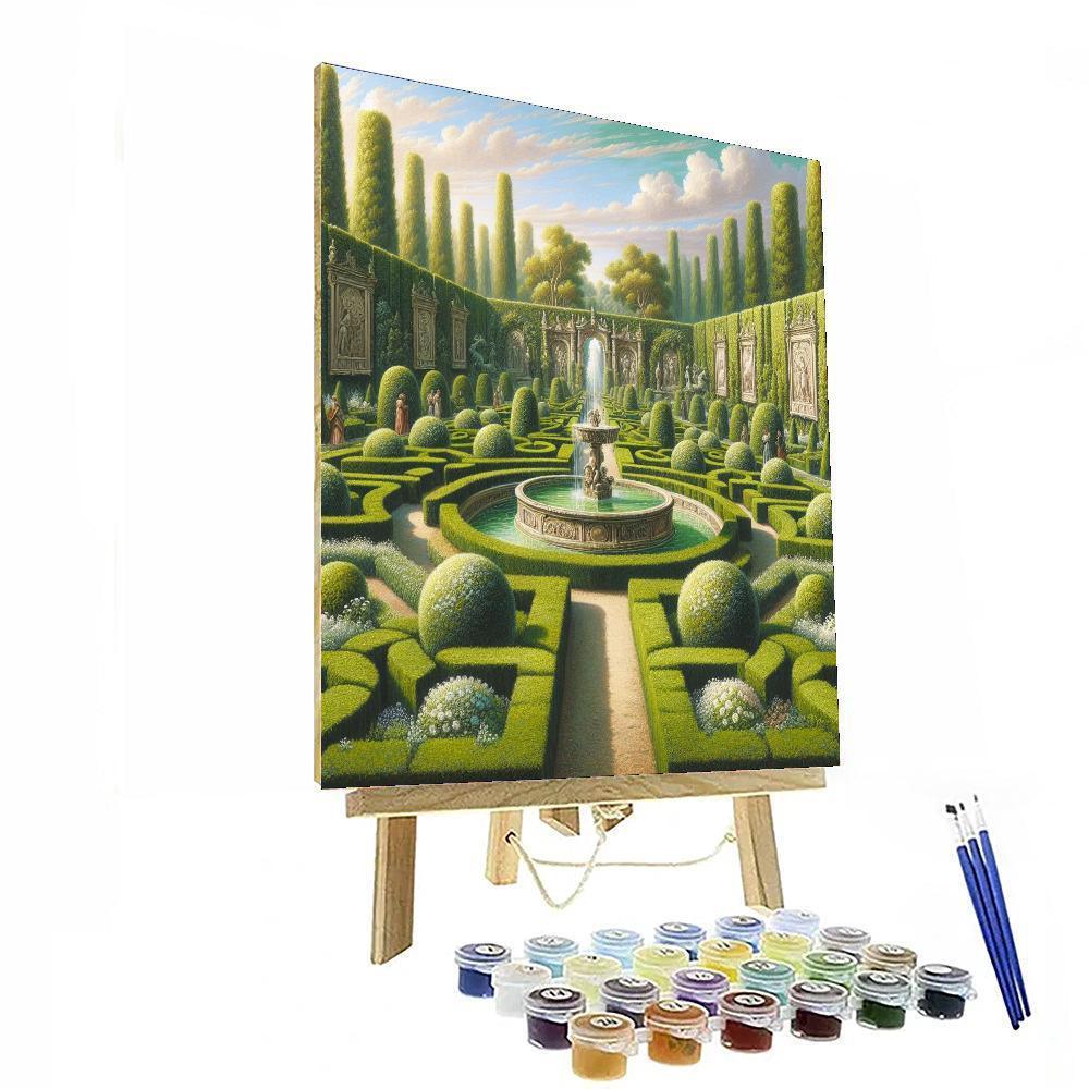 Renaissance Garden Harmony DIY Paint By Numbers