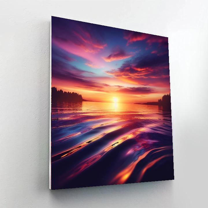 Luminous Summer Sunset DIY Paint By Numbers